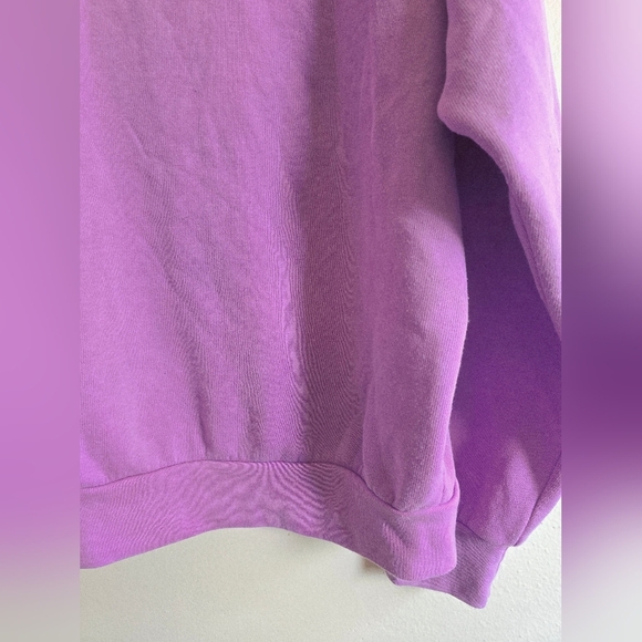 AVIATOR NATION, Venice Relaxed Pullover Hoodie - Neon Purple,Size Small (Unisex) - Picture 12 of 14